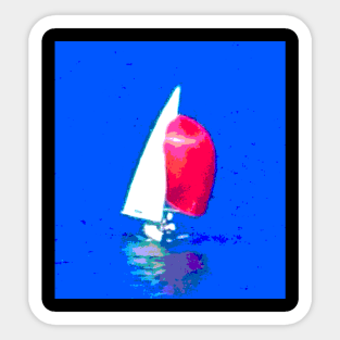 The Red Spinnaker ! Sticker